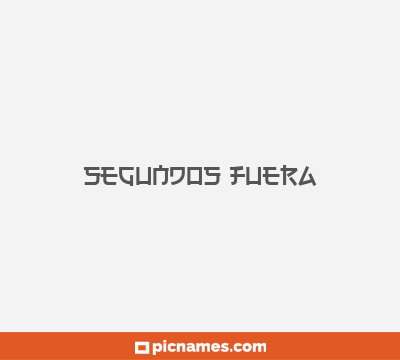 Segundos Fuera